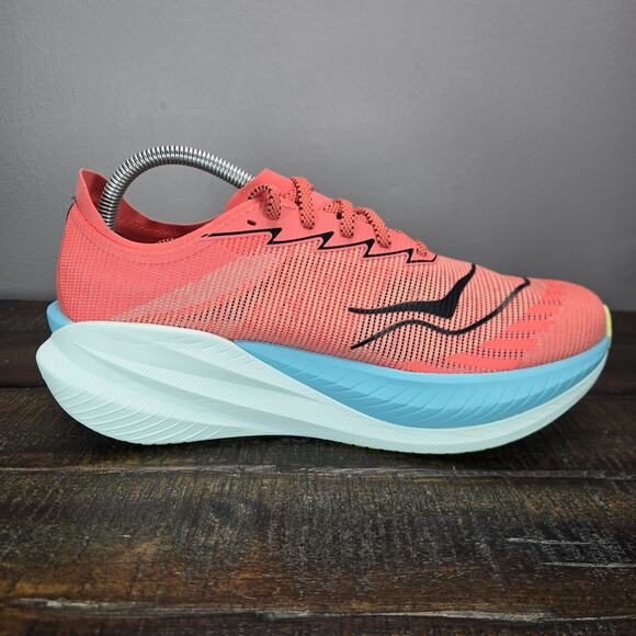NEW Hoka One One Mach X 2 Mens Size 13D Running Shoe 1155119 GFRT Red Blue White - Picture 8 of 12
